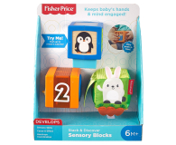 Fisher-Price Kolorowe zwierzątka klocki sensoryczne - 540748 - zdjęcie 4